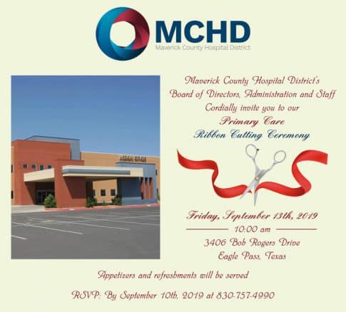 maverick county hospital district to hold grand opening for primary care clinic area 62d15502b1d0f